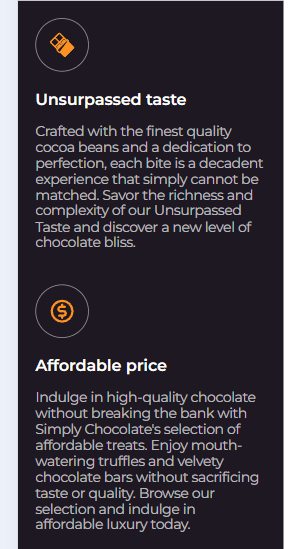 Simply Chocolate - Premium Chocolate Website